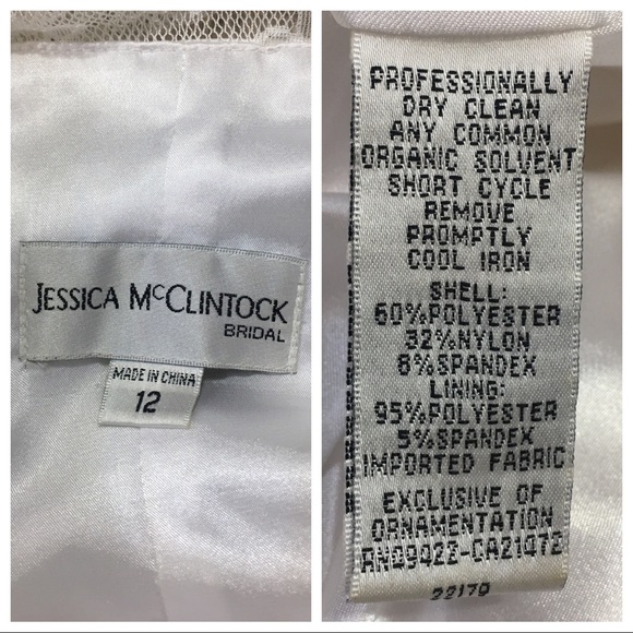 Vintage Jessica McClintock bridal gown - Picture 7 of 7